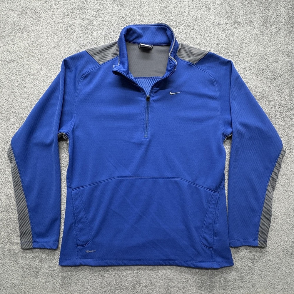 Nike Pullover Mens Medium Half Zip Dri-FIT Athletic Running Training Top